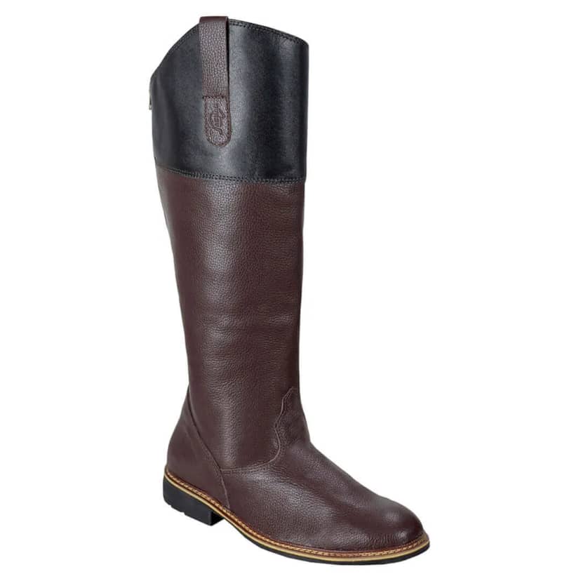 Bota de Montaria Jaguar Marrom com Zíper Traseiro SV15003